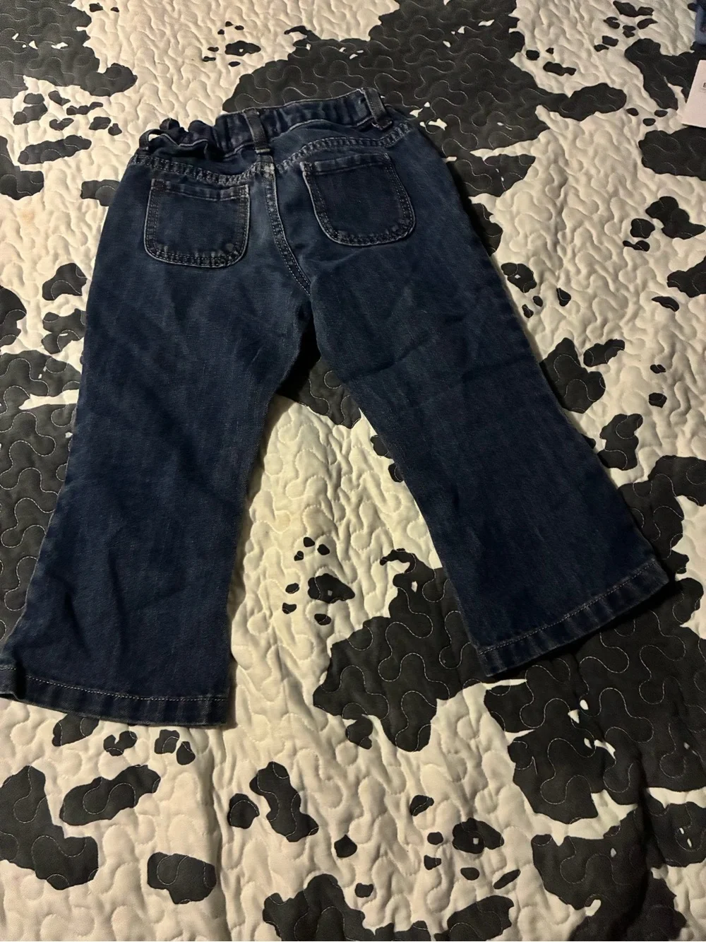 Old Navy Dark Blue Flared Kids Jeans